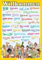 Aylin Keller ~ Multilinguales LernPOSTER \"Willkommen\" 9783939619598
