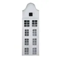 Grafelstein Kerzenlaterne Laterne MAISON weiß shabby chic Metallhaus zum Beleuchten H41cm Dekoha