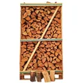 Erlen Brennholz | 4 große Paletten von 1,8 RM | Günstiges Erlenholz