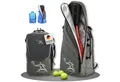 BALLO® Tennisrucksack Tennistasche Schlägertasche Rucksack Tasche Tennis Badmintion, Wasserfest, vollständiges Schlägerfach