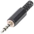 Goobay Klinkenstecker - 3,5 mm - stereo - 3,5-mm-Klinkenstecker (4-polig, stereo)