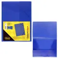 Idena Sammelmappe PP mit Gummizug transluzent blau DIN A4 213371