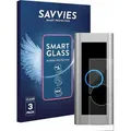 3x Savvies Schutzglas Folie für Ring Video Doorbell Pro 2 9H Panzer Schutzfolie Glas Displayschutz klar transparent