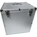 ECI Koffer (LBH) 31x35x37cm Silber Leer  DIN A4 Ordner Unterlagen Lager Box