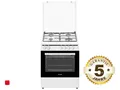 Oranier STK557 Gas Kombi Standherd Weiß Backofen Herd 50cm Küche