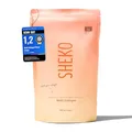 SHEKO Premium Kollagen Pulver 450g - Natürliches Bioaktives Kollagen Hydrolysat - Peptide Typ 1, 2, 3 - Collagen Pulver - Reinste Qualität - Optimale Löslichkeit - Proteinpulver - Made in Germany