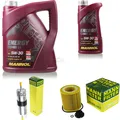 MANN-FILTER Inspektionspaket 6L MANNOL Combi LL 5W-30 für BMW 4 Gran Coupe 420i