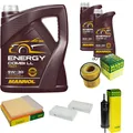 MANN-FILTER Inspektionspaket MANNOL 7L Energy Combi LL 5W-30 für BMW X3