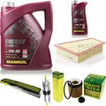 MANN-FILTER Inspektionspaket MANNOL 6L Energy Combi LL 5W-30 für BMW X1