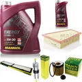 MANN-FILTER Inspektionspaket MANNOL 6L Energy Combi LL 5W-30 für BMW X1