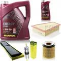 MANN-FILTER Inspektionspaket MANNOL 6L Energy Combi LL 5W-30 für BMW X1