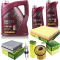 MANN-FILTER Inspektionspaket MANNOL 7L Energy Combi LL 5W-30 für BMW X3
