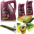MANN-FILTER Inspektionspaket MANNOL 7L Energy Combi LL 5W-30 für BMW 3er