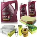 MANN-FILTER Inspektionspaket MANNOL 7L Energy Combi LL 5W-30 für BMW 5er 523i