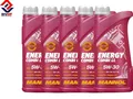 5x1 Liter Mannol Energy Combi LL 5W-30 Motoröl VW AUDI Longlife 3 BMW LL-04 C3