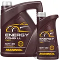 1x5L+1x1L MOTORÖL MANNOL NRG COMBI LL 5W-30 passend für VW 504/507 00 BMW LL-04