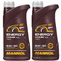 2x 1L MANNOL ENERGY COMBI LL 5W-30 MOTORÖL passend für VW 504/507 00 BMW LL-04