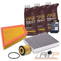 INSPEKTIONSPAKET +3l 5W-30 FÜR SEAT IBIZA SKODA FABIA ROOMSTER VW POLO 6R 1.2