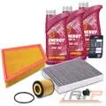 INSPEKTIONSPAKET +3l 5W-30 FÜR SEAT IBIZA SKODA FABIA ROOMSTER VW POLO 6R 1.2