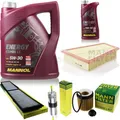 MANN-FILTER Inspektionspaket MANNOL 6L Energy Combi LL 5W-30 für BMW X1