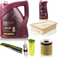 MANN-FILTER Inspektionspaket MANNOL 6L Energy Combi LL 5W-30 für BMW X1