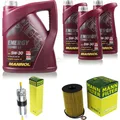 MANN-FILTER Inspektionspaket 8L MANNOL Combi LL 5W-30 für BMW 7er 750i Li 760i