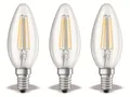 OSRAM LED-Lampe BASE CLASSIC, B40, E14, EEK: E, 4 W, 470 lm, 4000 K, 3 Stück
