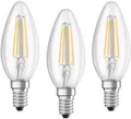 Nan A Kerze LED 4W Sockel E14 Licht Natürlich 4000K Osram Packung 3