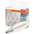 OSRAM LEDVANCE 3x LED-Lampe B40 E14 4W ersetzt 40W 4000K Neutralweiß