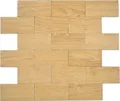 selbst­kle­bende Mosaikfolie Wandverblender Vinyl Holzoptik Buche Subway  K ...