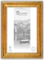 Bilderrahmen Antik Massivholz 'GENUA' Shabby Chic Vintage Barock | Gold | CLAMARO, Größe:65,2x47,6