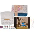 Talens Aquarellfarbe Carrie Morawetz Aquarellset Malkurs Blumen malen lernen, inkl. Malkurs, tolles Geschenk bunt