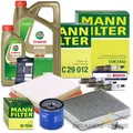 MANN INSPEKTIONSPAKET FÜR OPEL INSIGNIA A G09 2.0 +Turbo 220 / 250 PS BJ 08-17