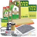 MANN-FILTER INSPEKTIONSPAKET SET C + ÖL FÜR MERCEDES C-KLASSE W205 E-KLASSE W213
