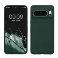 kwmobile Handyhülle für Google Pixel 8 Pro Hülle, für Pixel 8 Pro Case - Hülle Silikon - kabelloses Laden - Moosgrün