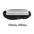 FLEOR Hot Rail Keramik Single Coil Sized Humbucker Pickup Mitte Tonabnehmer für ST E-Gitarre, Weiß