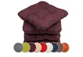 sunnypillow Stuhlkissen 4er Set Stuhlkissen 40x40 cm Bequeme 8cm, Polsterauflage Auflage für Stühle / Bänke
