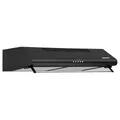 HEINNER CH-400-BK 60 cm Edelstahl Unterbau-Dunstabzugshaube – 326,4 m³/h Absaugleistung, 2×60 W Motor, LED-Beleuchtung, doppelte Aluminiumfilter, 3 Geschwindigkeitsstufen, 5 Jahre Garantie