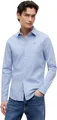 Tommy Jeans Herren Hemd TJM Original Langarm, Blau (Lavender Lustre), M