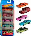 Hot Wheels Spielzeug-Auto 5er Geschenkset, (Set, 5-tlg), im Maßstab 1:64, Variante nicht wählbar