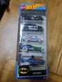 Hot Wheels Batman DC 5 Pack Arkham Asylum Batmobile Batcopter Hi-Roller  HTV44