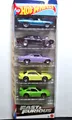 Hot Wheels - Fast & Furious 5-Pack - Porsche, Dodge, Nissan, Chevrolet - JBJ80
