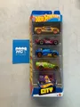 Hot Wheels Geschenkset City  JBJ75 Neu OVP 5 Fahrzeuge Mattel Dodge Charger