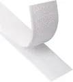 Klettband Selbstklebend 8m Doppelseitig Klettverschluss 20mm Weiß Flauschband