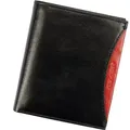 Rovicky Brieftasche für Männer Reto schwarz Universal - Schwarz/Rot