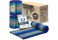 Reisebett-Matratzen Rollmatte 75 cm breit, vegan und handgefertigt, 200x75x4,5cm, livasia, 4.5 cm hoch, Kapok
