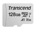Transcend 128GB microSDXC 300S Klasse 10 Speicherkarte mit bis zu 95/45 MB/s (für Smartphones, Digitalkameras und Nintendo Konsolen) ohne SD-Adapter - TS128GUSD300S