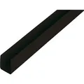 U-Profil Kunststoff 10 mm x 18 mm x 1.000 mm Schwarz