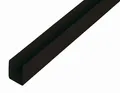Alberts U-Profil U-Winkel Kunststoff, schwarz 1000 x 18 x 10 mm