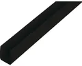 U-Profil PVC schwarz 18x10x1 mm, 1 m